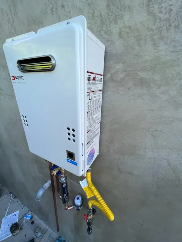 Tankless water heater installation for Cunningham Acres homes